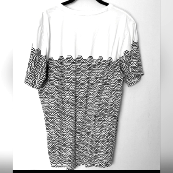 Versace Italia White/Black Geo Print - Picture 4 of 11